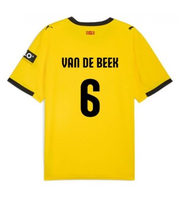 Girona Donny van de Beek #6 Udebanetrøje 2025-26 Kortærmet